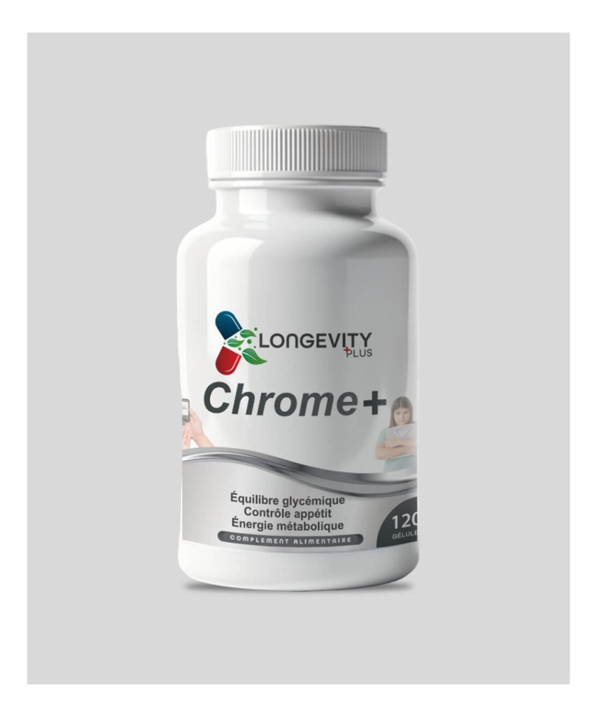 Chrome plus – LongevityPlus | 120 Gelules