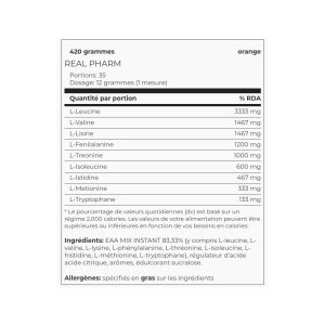 Eaa – Real Pharm – 9 Essential Amino Acids | 420 g