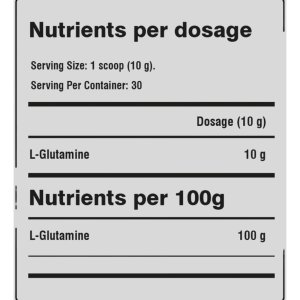 Glutamine Micronized  – Creator Nutrition | 300g