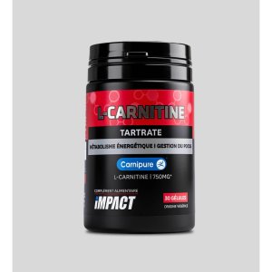 L-Carnitine CARNIPURE® - Impact Sport Nutrition | 30 Gélules Impact Sport Nutrition Tunisie