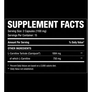 L-Carnitine CARNIPURE® – Impact Sport Nutrition | 30 Gélules