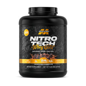 Muscltech NITRO TECH 100% WHEY GOLD 5 LBS – 2.27 KG MuscleTech Tunisie