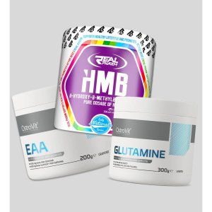 Pack Récupération & Protection Musculaire – EAA + Glutamine + HMB OstroVit Tunisie