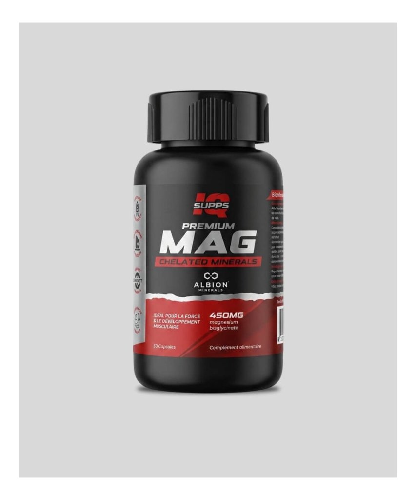 Premium MAG Chelated Minerals – IQ SUPPS | 30 capsules